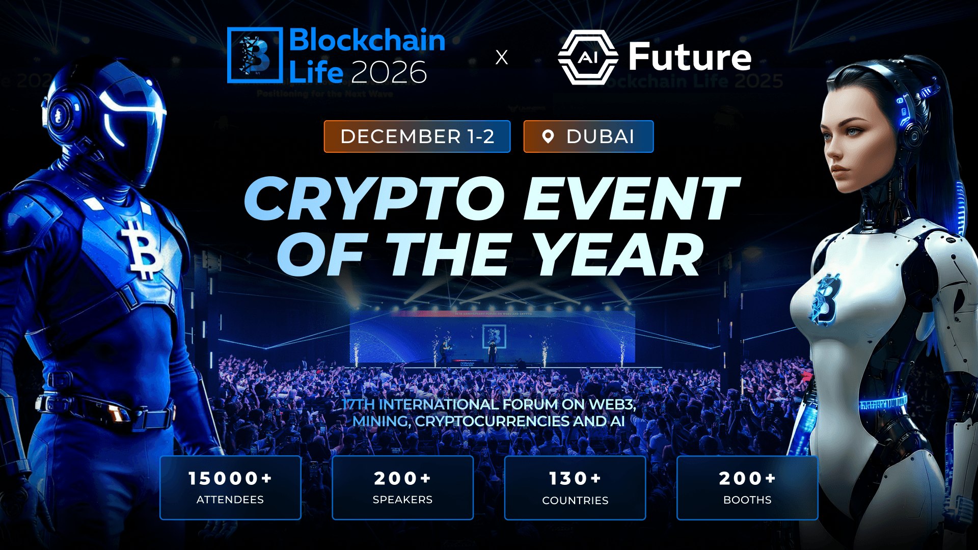 Blockchain Life Dubai 2026 Debuts AI Future
